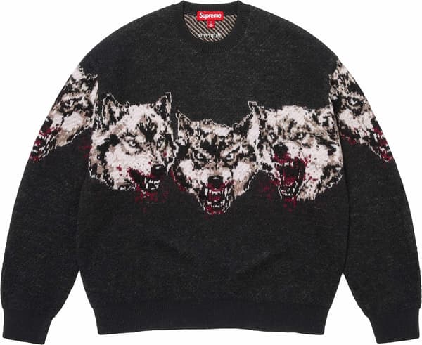 Wolves Sweater - Black (front)