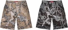 Wombat Embroidered Work Short