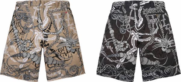 Wombat Embroidered Work Short - Group Shot