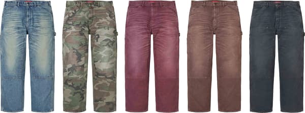 Worn Double Knee Painter Pant - Group Shot