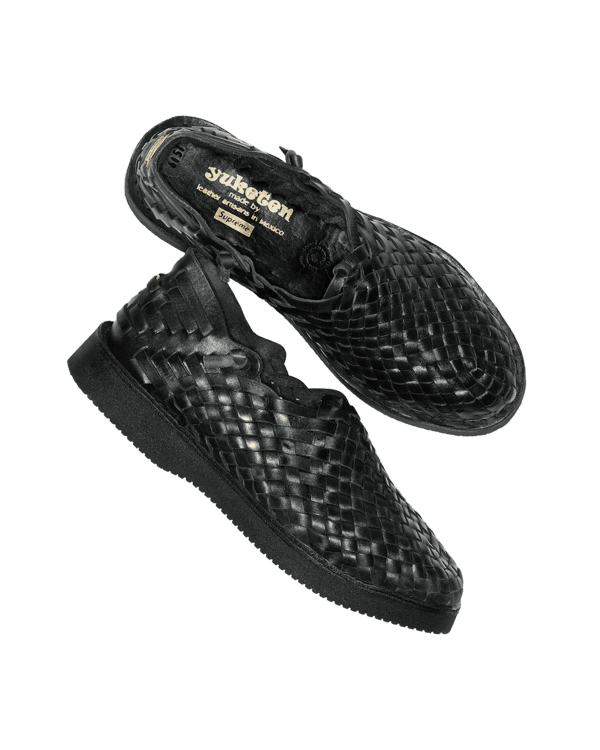 Yuketen Leo Sandal - Black (front)