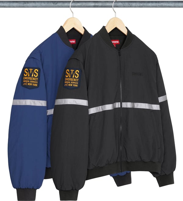 Zip-Off Sleeve Reflective Stripe Jacket - Group Shot